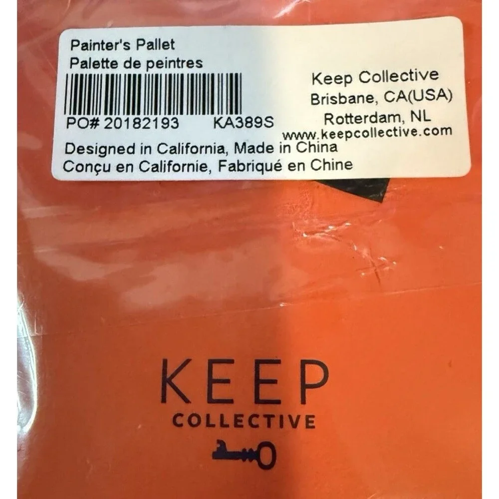 KEEP Collective Art Palette Slider Charm Silver Pave Crystal NIP Artist Gift